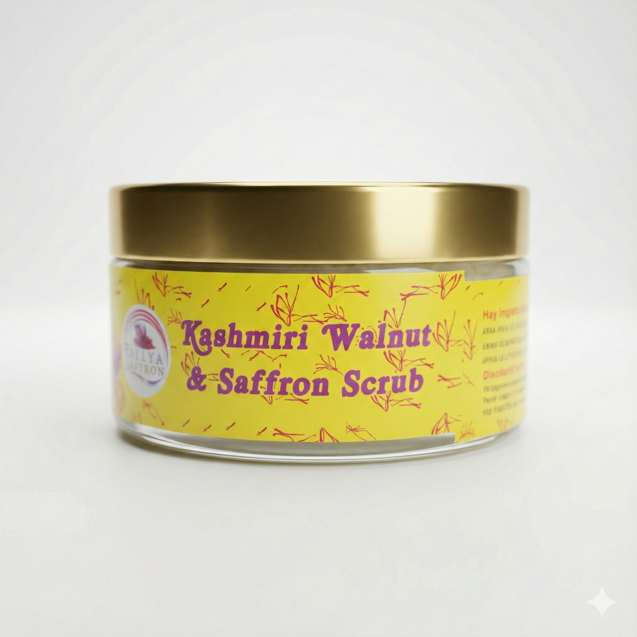 Walnut & Saffron Face Scrub (Organic)